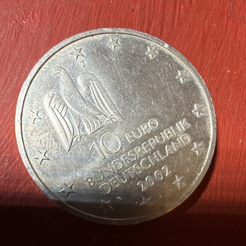 Euro gedenkmünze brd - euro, 2002