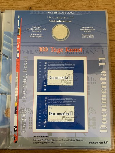 Numisblatt documenta kassel - numisblatt, 1x
